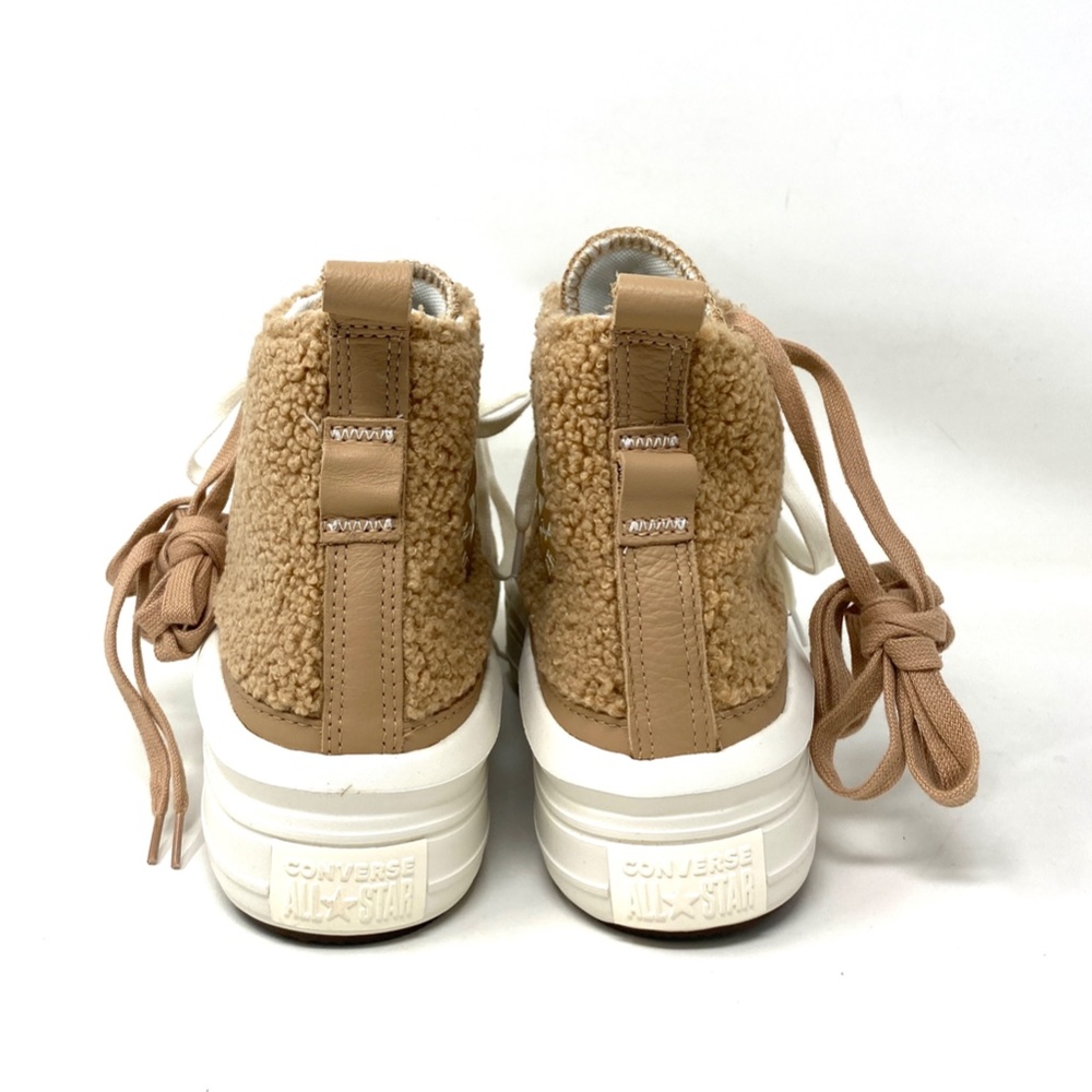 Converse Chuck Taylor Move Platform High Top Сream Sherpa Women Sneakers A04259C - Picture 7 of 9
